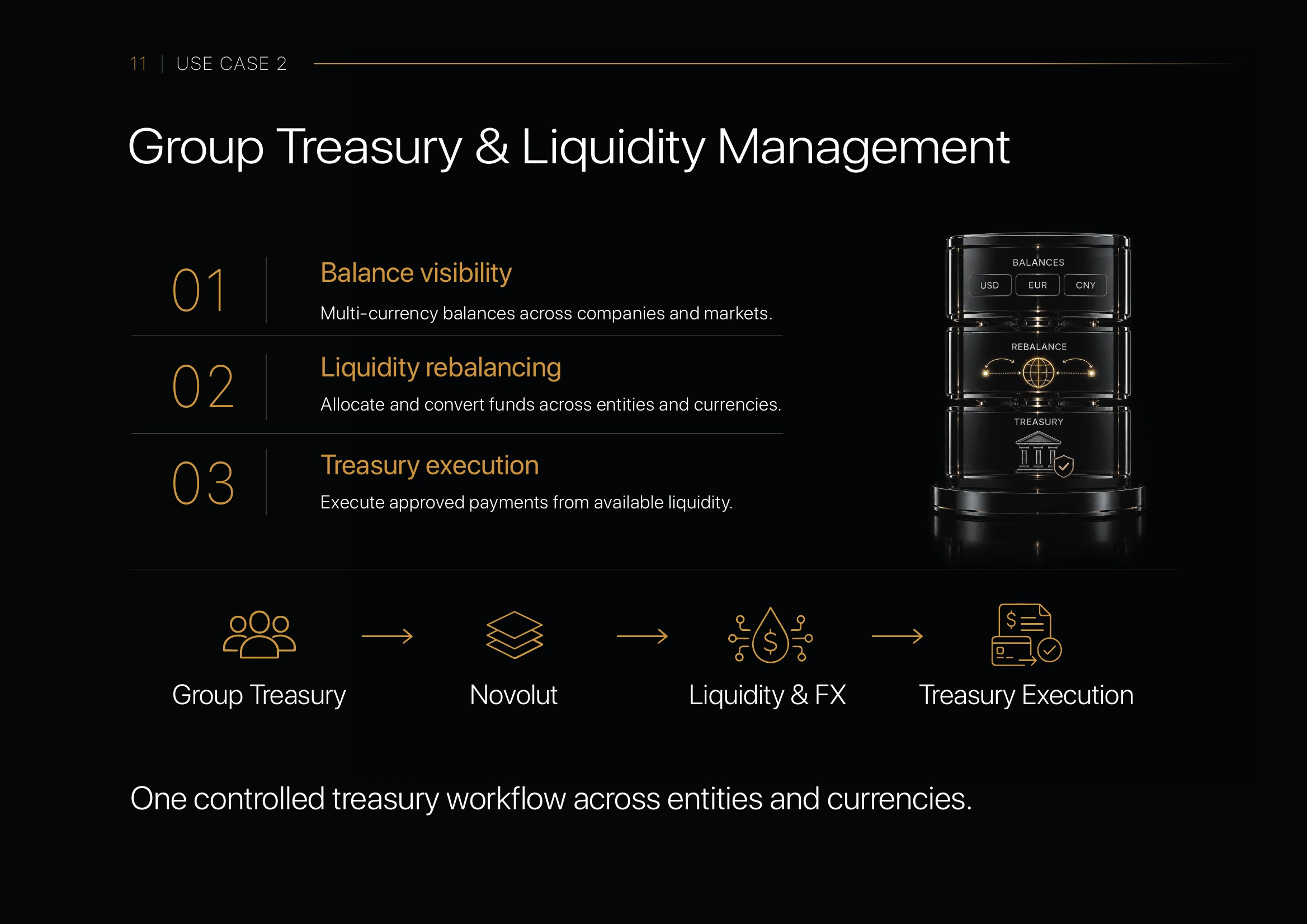 Use Case 2: Group Treasury & Liquidity Management